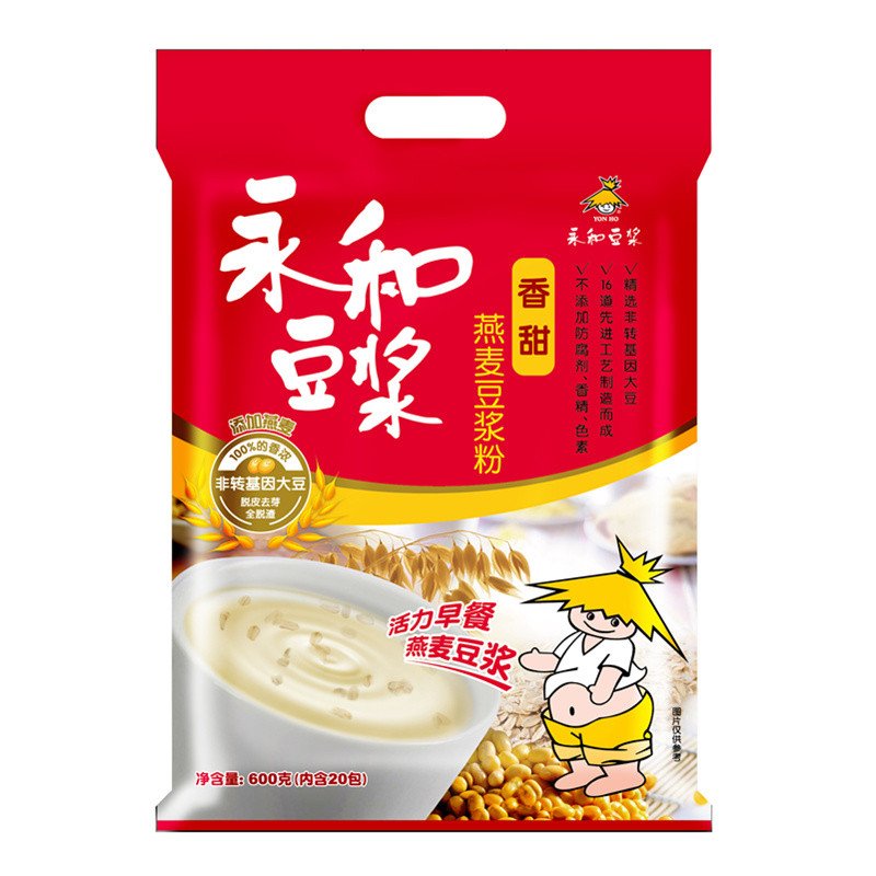 [苏宁易购超市]永和豆浆 香甜燕麦豆浆粉 600g