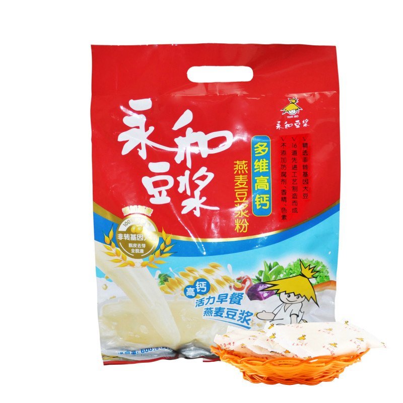 [苏宁易购超市]永和豆浆多维高钙燕麦豆浆粉600g