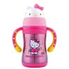Hello Kitty 凯蒂猫 萌趣儿童学饮杯 不锈钢 220ML透明粉