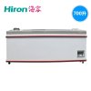海容(HIRON) SD-700 700升卧式弧形玻璃门冷冻柜单温一室玻璃门展示冰柜 绿色