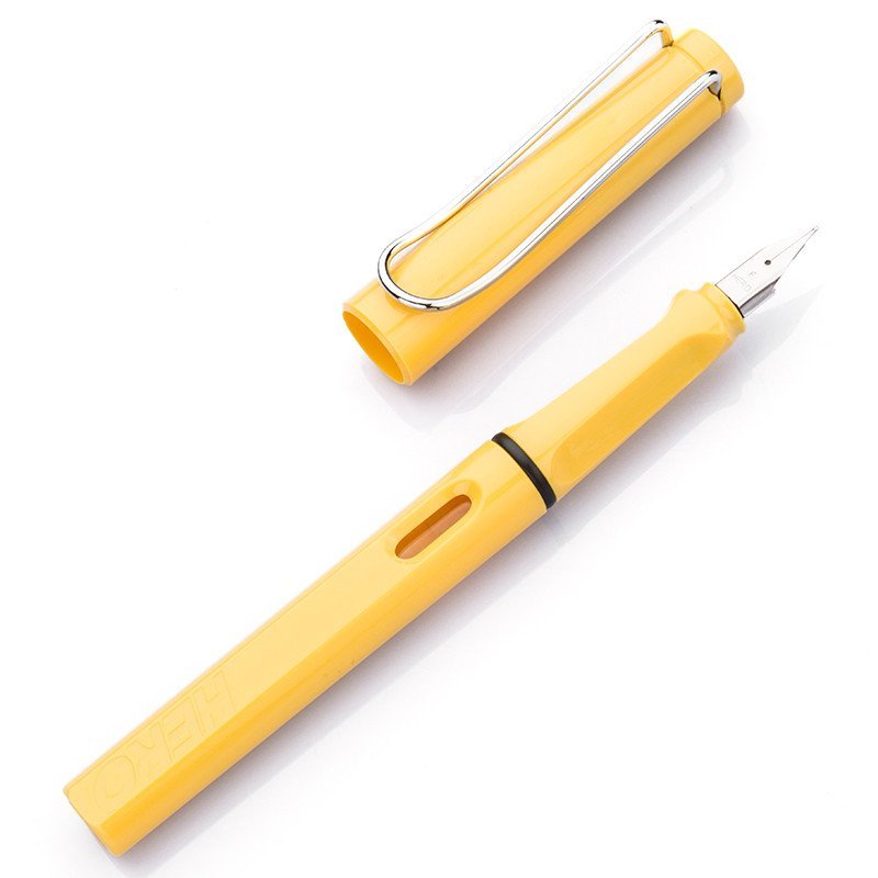 英雄(HERO)钢笔 359套装正姿色彩学生系列 双笔头F尖+EF暗尖