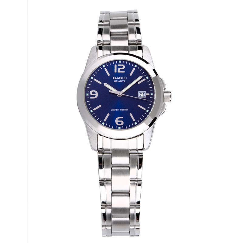 卡西欧(CASIO)手表 指针系列日韩品牌手表卡西欧手表时尚潮流不锈钢石英表女士手表LTP-1215A-1A