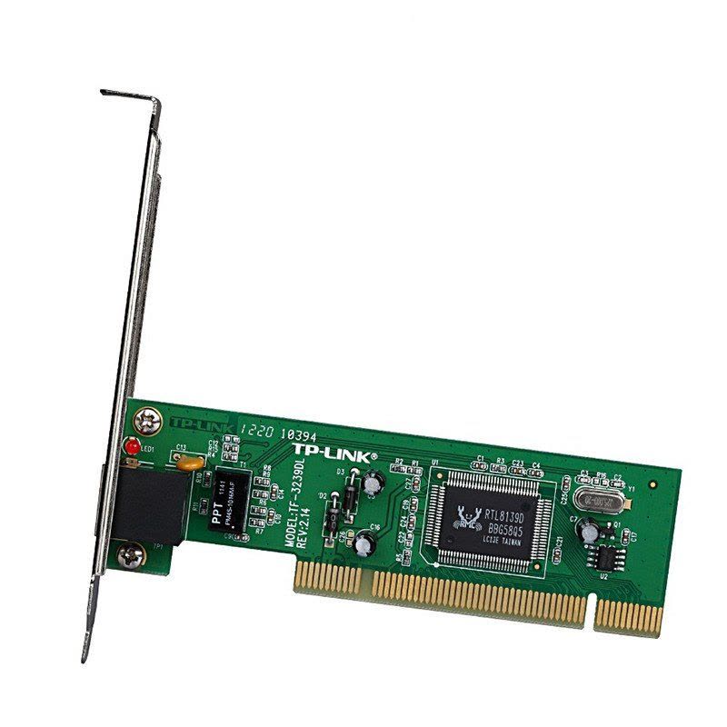 普联(TP-LINK)TF-3239DL 台式机电脑内置独立有线网卡百兆100M自适应PCI网卡图片