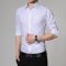 春季棉男士长袖衬衫韩版修身型商务休闲白衬衣男装青年衣服寸衫E905