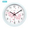 REIDA/瑞达 时尚创意钟表 可爱浪漫卧室客厅挂钟10寸静音挂钟