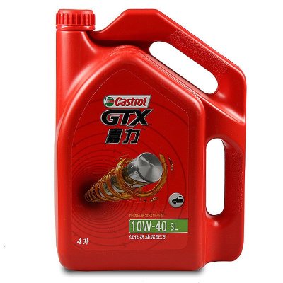 嘉实多(Castrol)润滑油 矿物质机油 嘉力10W-40 SL 4L