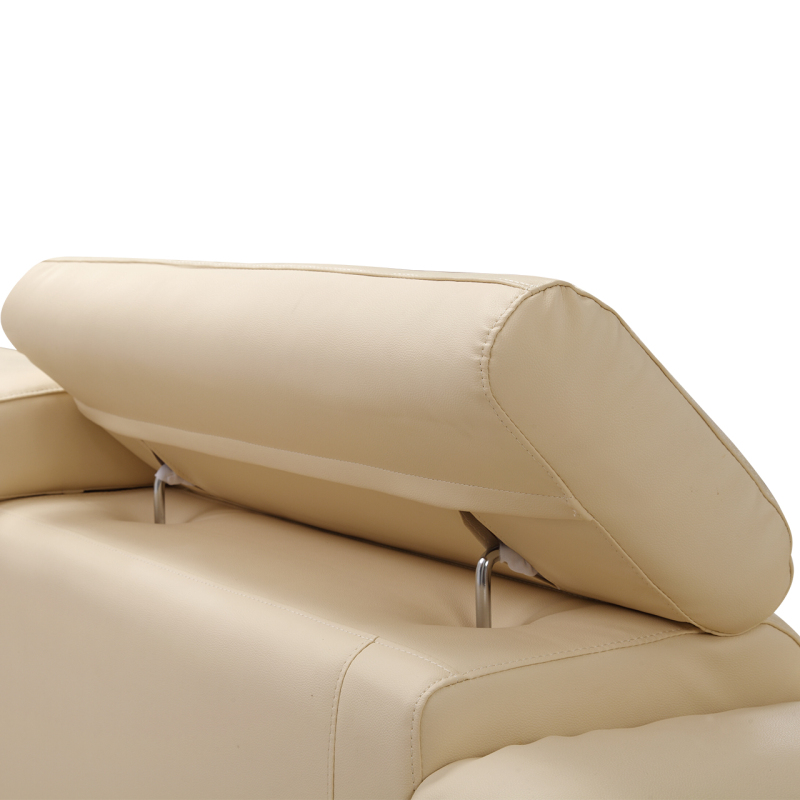 左右真皮沙发 靠头调节功能简约现代大户型客厅皮质家具组合皮艺沙发DZY2826