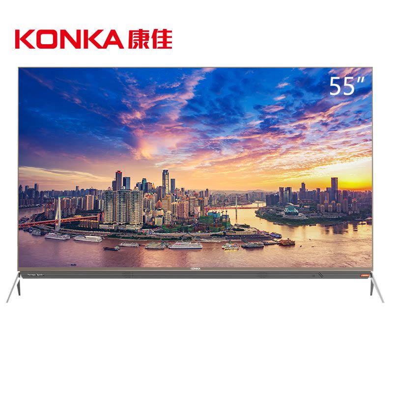 康佳(KONKA) LED55R1 55英寸 4K超高清 液晶电视 多屏互动 摩卡金 新品图片
