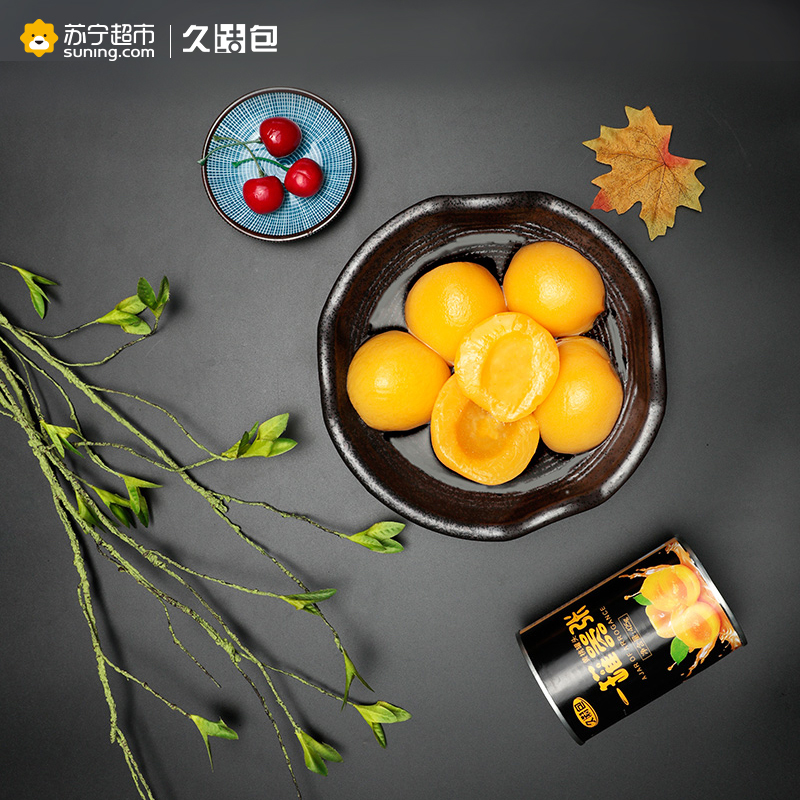 (可加热的水果罐头)一罐嚣张新鲜糖水黄桃罐头 水果罐头425g/罐