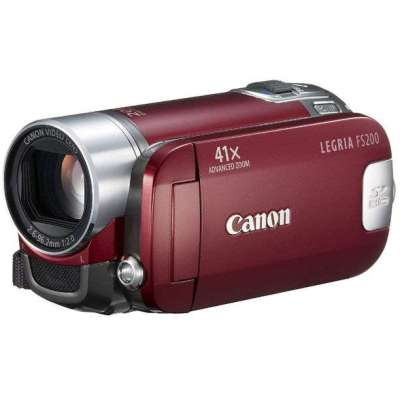 佳能数码摄像机FS200(旭日红)+原装电池