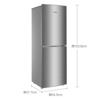 美菱（MELING）BCD-181MLC 小冰箱 双门两门迷你小型租房宿舍家用冰箱电冰箱 181升（银色）