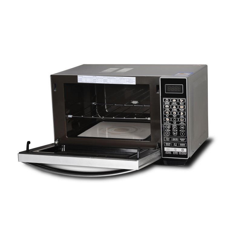 格兰仕光波炉微波炉G80F23CN3XL-R6K(R9) 微电脑式 智能控制 平板 下拉门 光波烧烤 蒸汽QQ 23L
