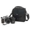 乐摄宝(Lowepro) Rezo 140 AW(黑)单肩式单反相机包数码相机包 黑色