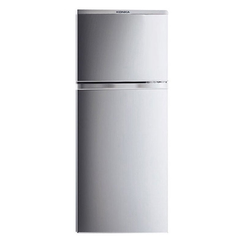 康佳(KONKA) BCD-138UTS-GY 138升两门冰箱 双门保鲜 租房必选 家用节能 电冰箱 小(银色)高清大图