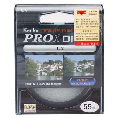 肯高PRO1-D(55mm)专业UV滤色镜