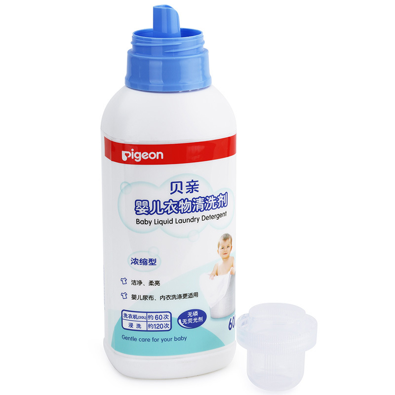 贝亲(pigeon)婴儿衣物清洗剂(浓缩型)600ml MA20 婴儿洗衣液 瓶装