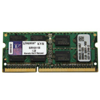 金士顿(KINGSTON)8G DDR3 1600 笔记本内存条 KVR16S11/8