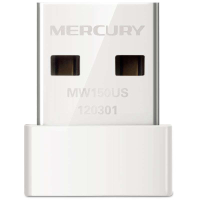 水星(MERCURY)MW150US(免驱版) USB无线上网卡随身wifi接收发射器 台式机笔记本电脑通用 智能自动安