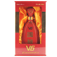 今世缘 国缘V6 49度 500ml 单瓶 浓香型 白酒