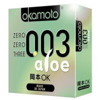 冈本OK避孕套-0.03芦荟超薄 0.03 Aloe 3片装
