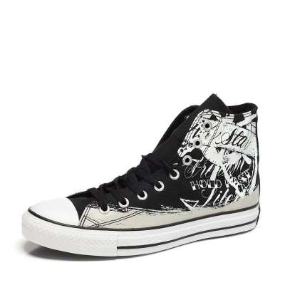 Converse 匡威12新款高帮系带中性All Star帆布鞋129260C 35