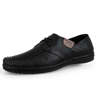 ZERO意大利零度系带商务休闲皮鞋黑色S9945(39)