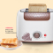小熊(Bear) 多士炉 DSL-6921 咖啡色烤面包机 不锈钢材质 迷你家用面包吐司加热 全自动早餐吐司机