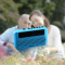 Philips/飞利浦SBM120老人FM收音机便携式插卡音箱 迷你随身听MP3播放器扬声器小音响 AUX音频输入 蓝色