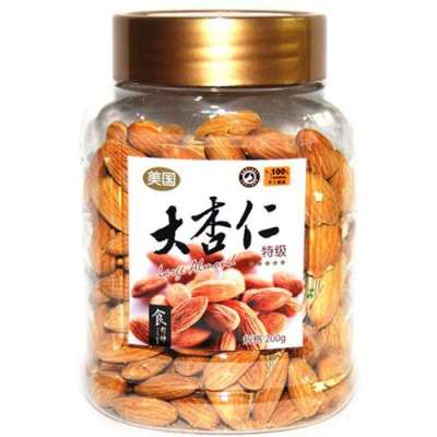 食精神美国大杏仁(瓶装)200g