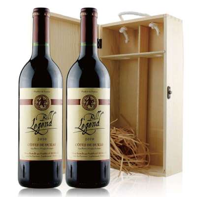 法国比尔波尔多.干红葡萄酒 双木盒
