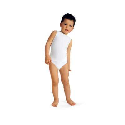 意大利瑞兰森5940型-棉纤维弹性内衣-儿童背心-柔软吸汗白色/均码