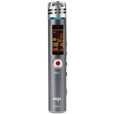爱国者(aigo) R5511 录音笔 高清远距降噪 2100H 8G 灰色