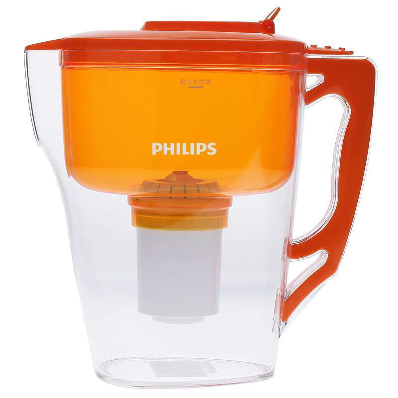 飞利浦 Philips 家用超滤净水器 智能净水壶 滤水壶 过滤器WP2805 自配一芯 4升