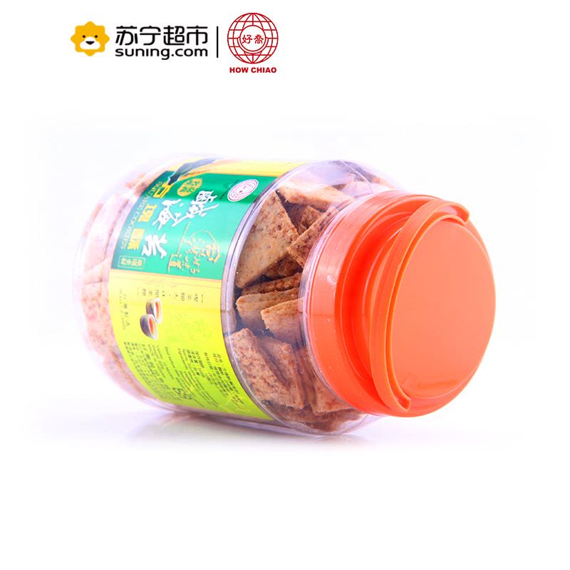好乔(How Chiao) 台湾好味道咸紫菜方块酥 500g图片