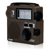 德生(TECSUN) GR-88全波段单声道 应急照明手摇发电半导体收音机 棕色