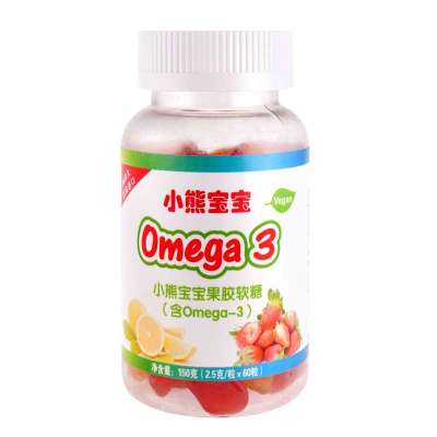 小熊宝宝果胶软糖(含OMEGA-3)2.5克x60粒