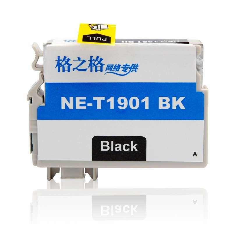 格之格NE-T1901BK 2支装黑色墨盒适用爱普生T190,EPSON ME303/ME401