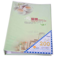 广博(guangbo)PA26524-3 4D200插袋式相册影集/相簿 绿色 单本装