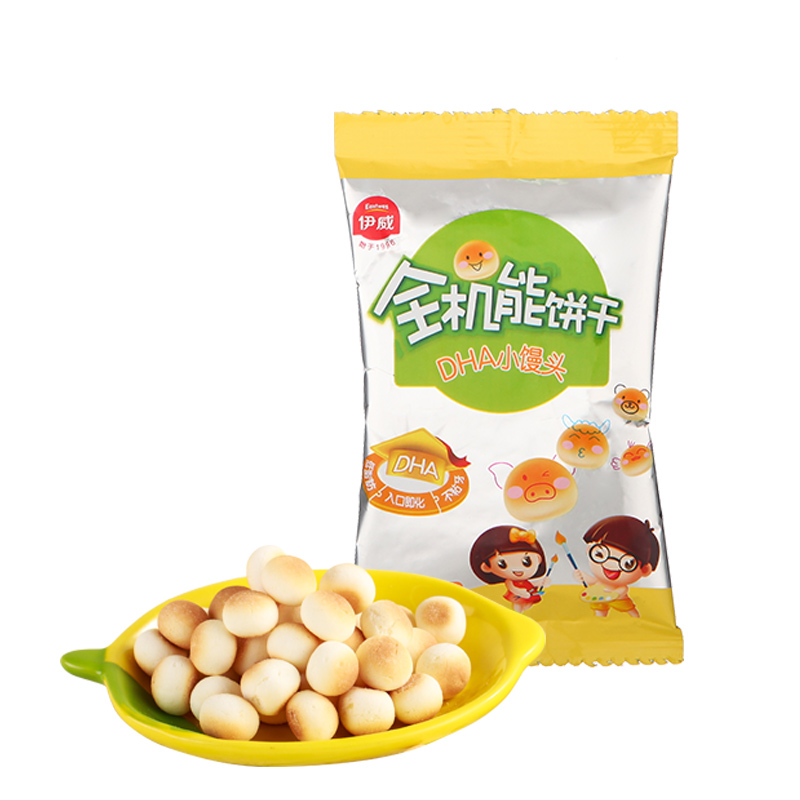 伊威( Eastwes)全机能饼干DHA小馒头15g DHA营养