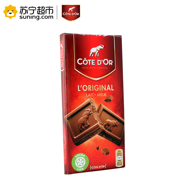 克特多金象(COTE DOR) 牛奶巧克力--排装 100g/盒