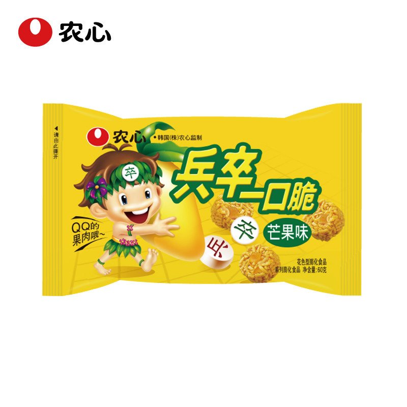 农心 兵卒一口脆芒果味 60g