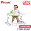 [苏宁自营]pouch高端简约U型婴儿学步车安全防侧翻刮脚D01 桔色