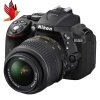 尼康 数码单反相机 D5300（AF-S DX 18-55mm f/3.5-5.6G VR 防抖镜头）黑
