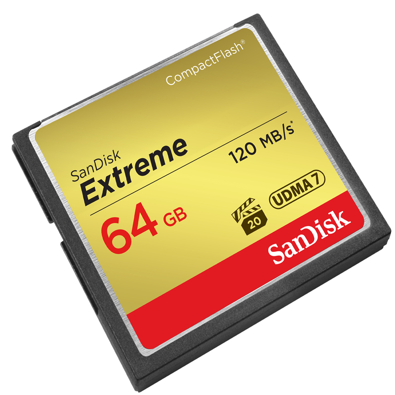 闪迪SanDisk CF卡64G 120M 800X高速存储卡 单反相机内存卡高清大图