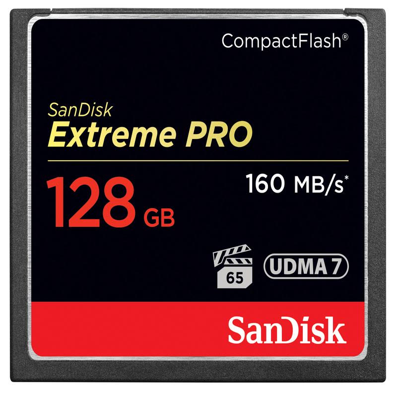 SANDISK(闪迪)ExtremePro(128G)CF存储卡(160M/S)图片