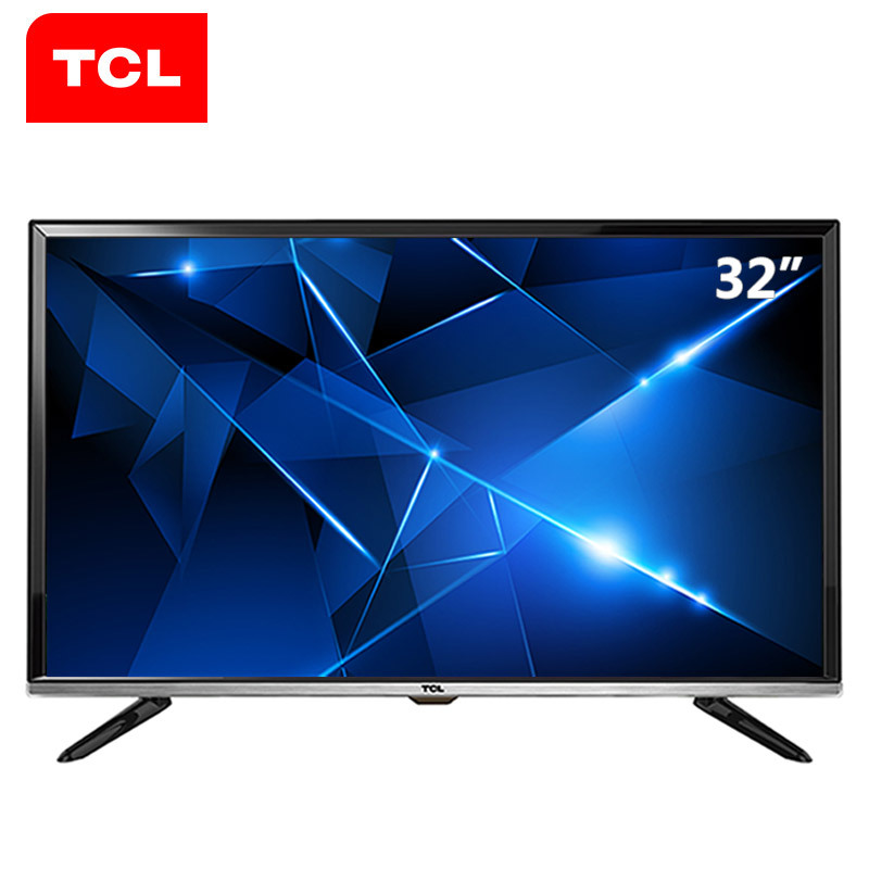 TCL D32E161 32英寸 内置wifi 窄边网络LED液晶电视(珠光黑)