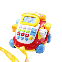AUBY 澳贝 启智系列 电子汽车电话 1-3岁塑料拖拉玩具 999g 463429DS