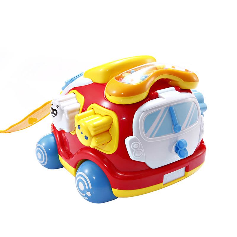 AUBY 澳贝 启智系列 电子汽车电话 1-3岁塑料拖拉玩具 999g 463429DS图片