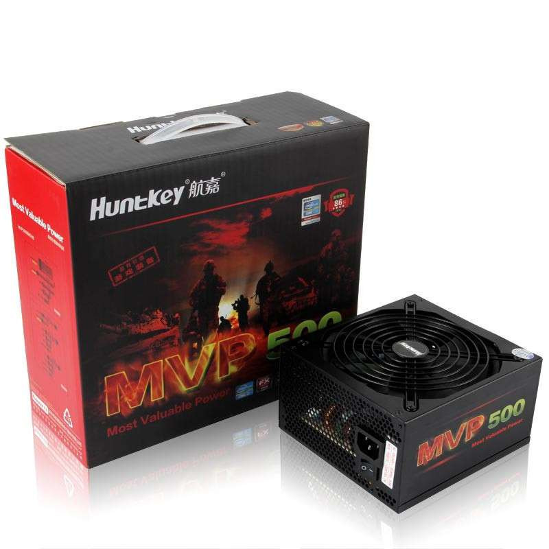 航嘉(Huntkey) 电脑电源 MVP500 额定功率500W 模组化线材高清大图