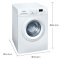 西门子(SIEMENS) XQG60-WM08X0R01W 6公斤 滚筒洗衣机(白色)